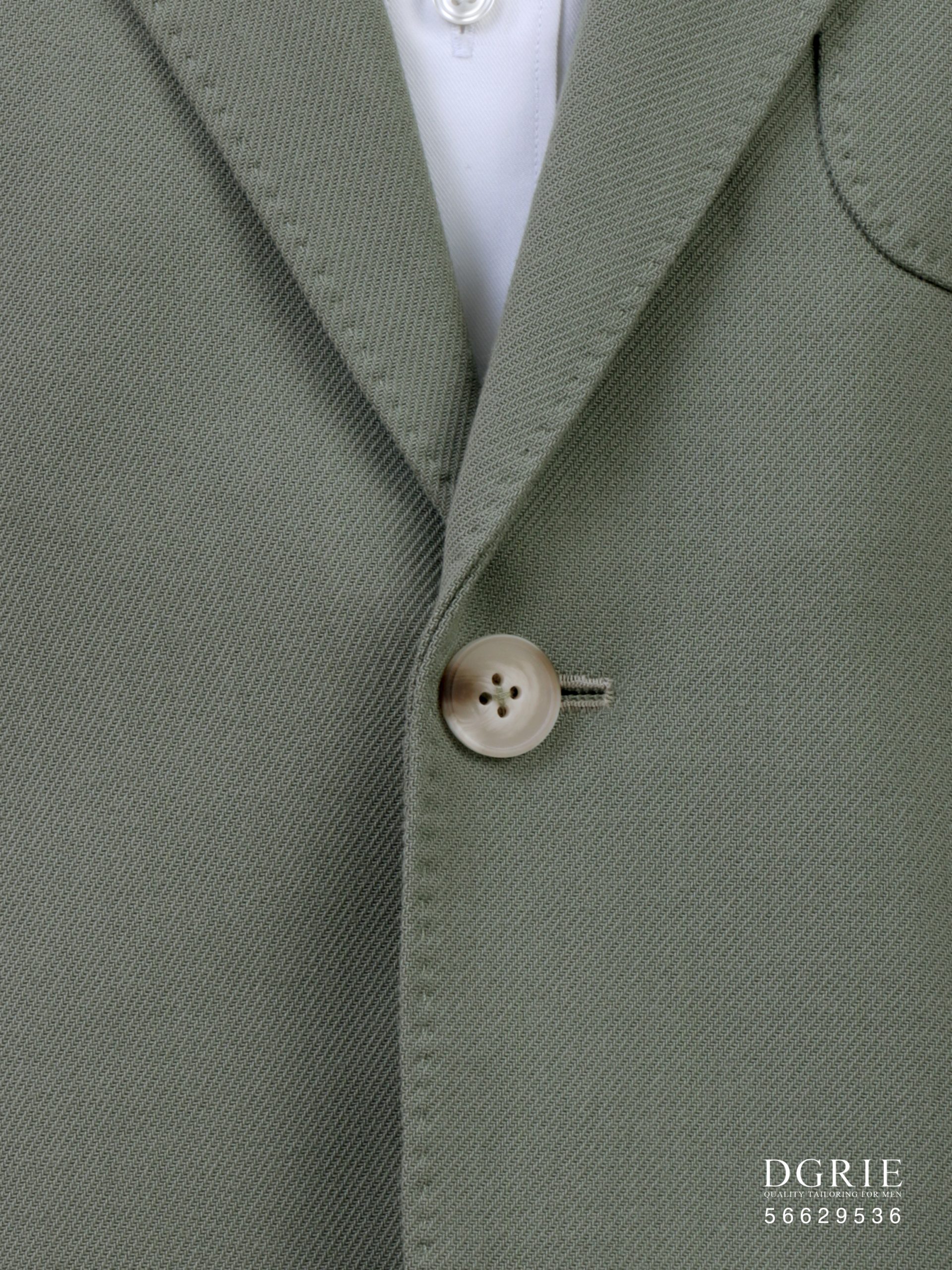 เสื้อสูทสีเขียว Pastel Olive Green Wool Spendex Sport Jacket