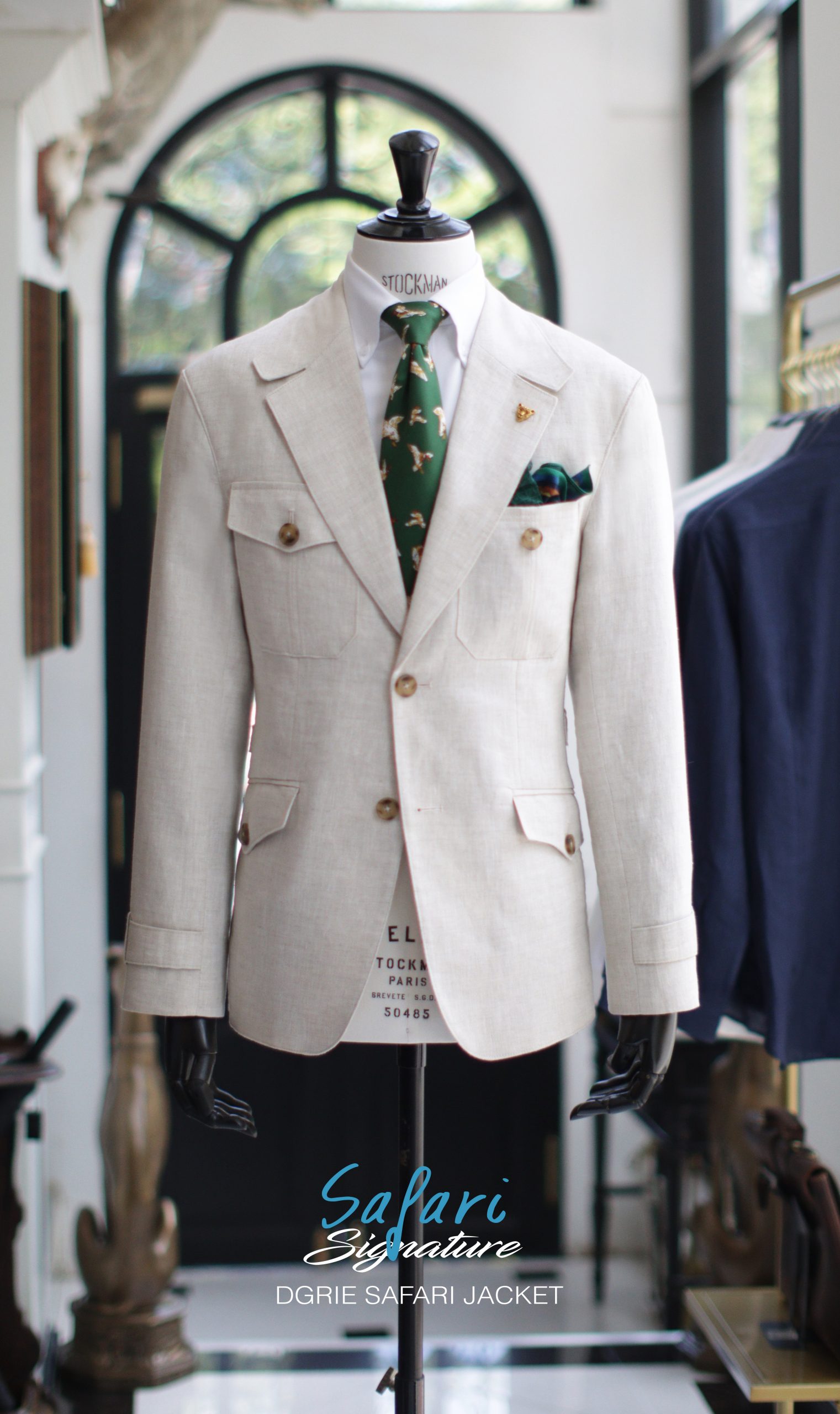 Teba Jacket (Safari Style) (เทบะ ซาฟารี แจ็คเก็ต)