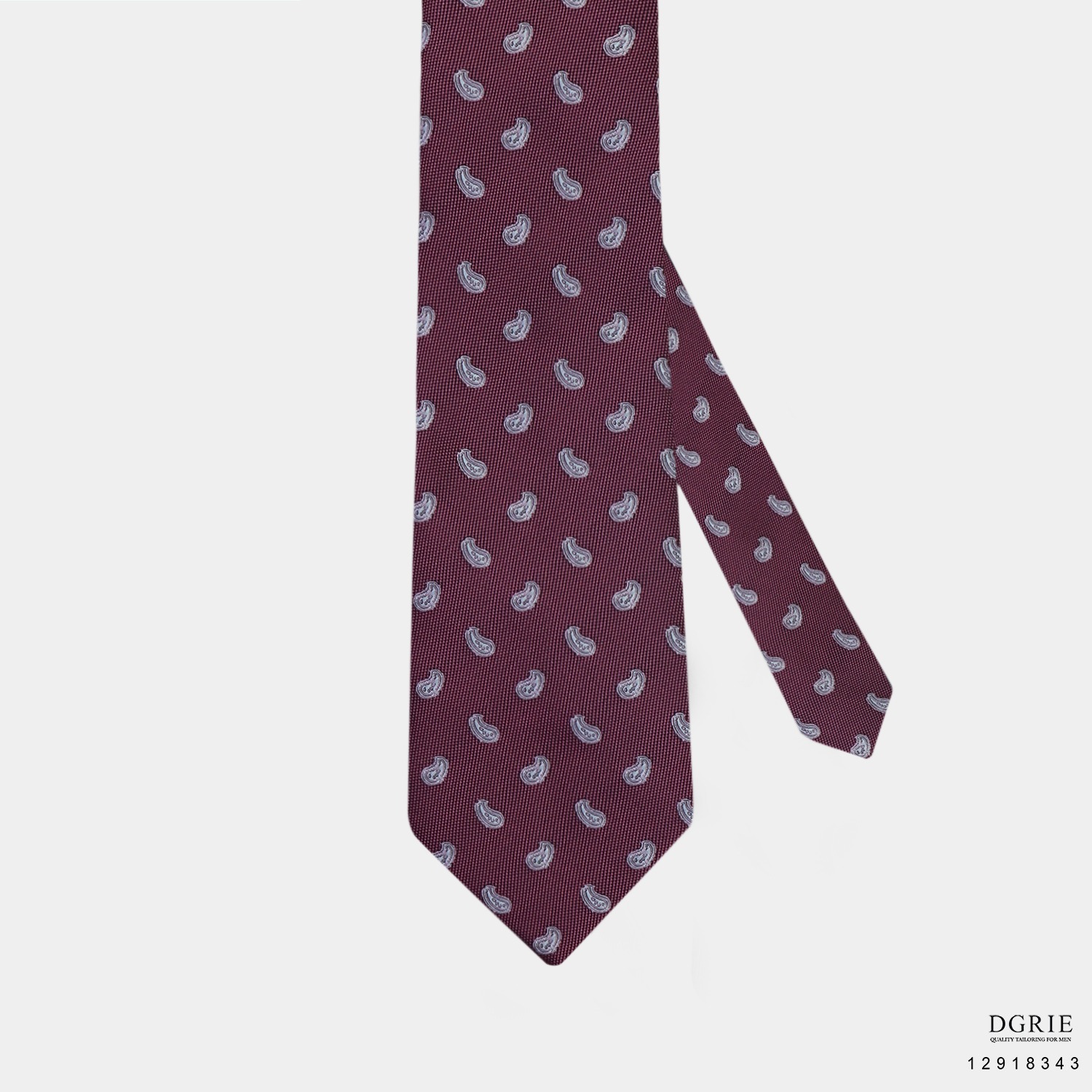 IMG_0338 2 เนคไทลายเพสลีย์ 100% SILK PAISLEY TIE - DGRIE