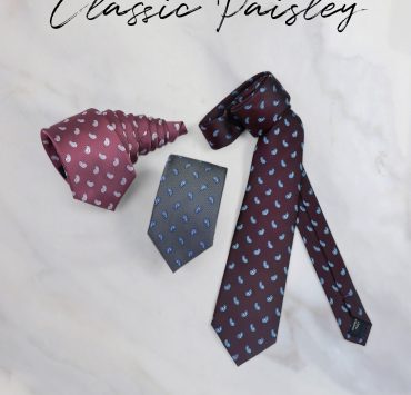 เนคไทลายเพสลีย์ 100% SILK PAISLEY TIE - DGRIE