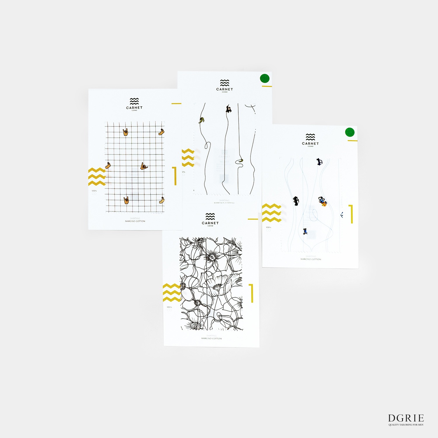 ตัดเชิ้ต ผ้าเชิ้ต CARNET ITALY - LUXURY PRINTED SHIRTS