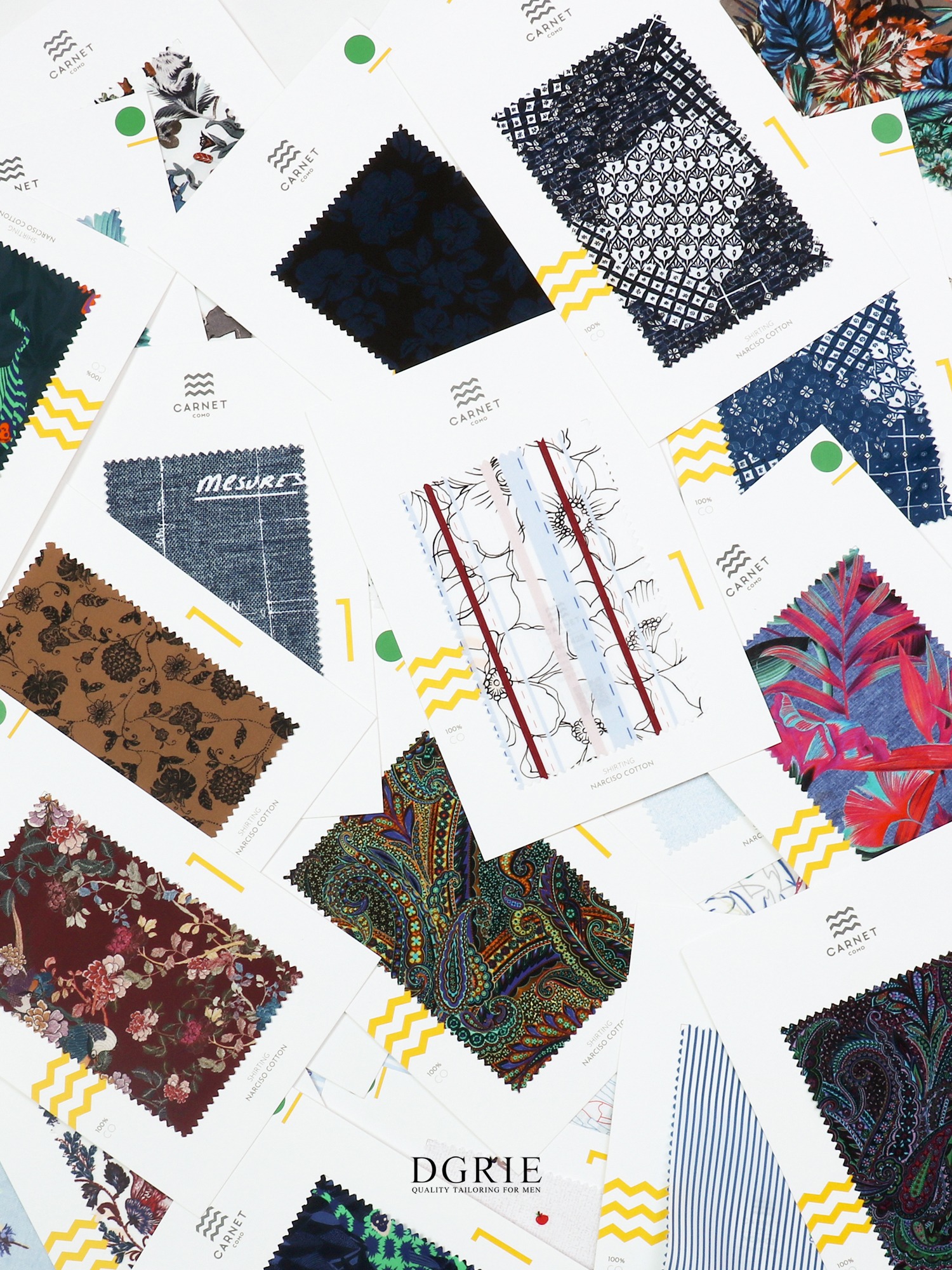 ตัดเชิ้ต ผ้าเชิ้ต CARNET ITALY - LUXURY PRINTED SHIRTS