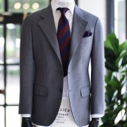 ตัดสูทหางม้า DGRIE Classic Grey Full Canvas Suit 3 ตัดสูทหางม้า DGRIE Classic Grey Full Canvas Suit