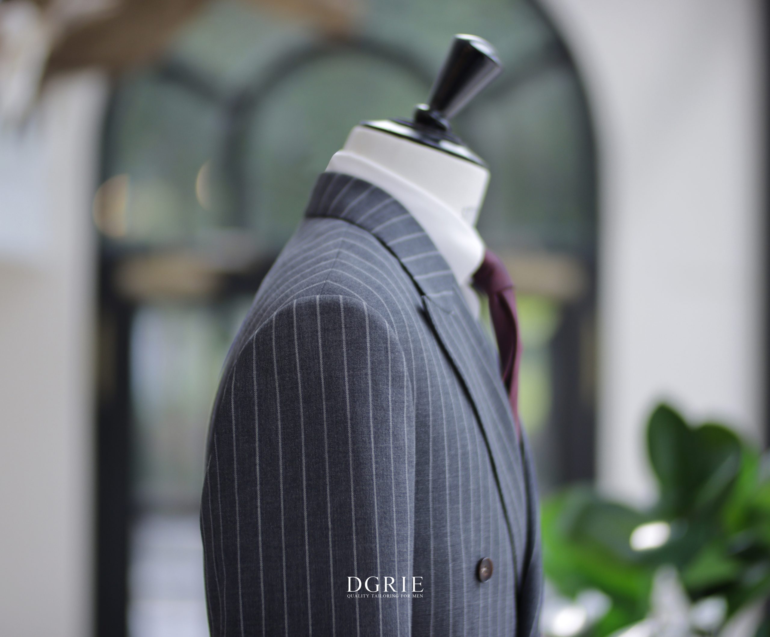 DGRIE ตัดสูท High Twist Pinstripe Grey Suits