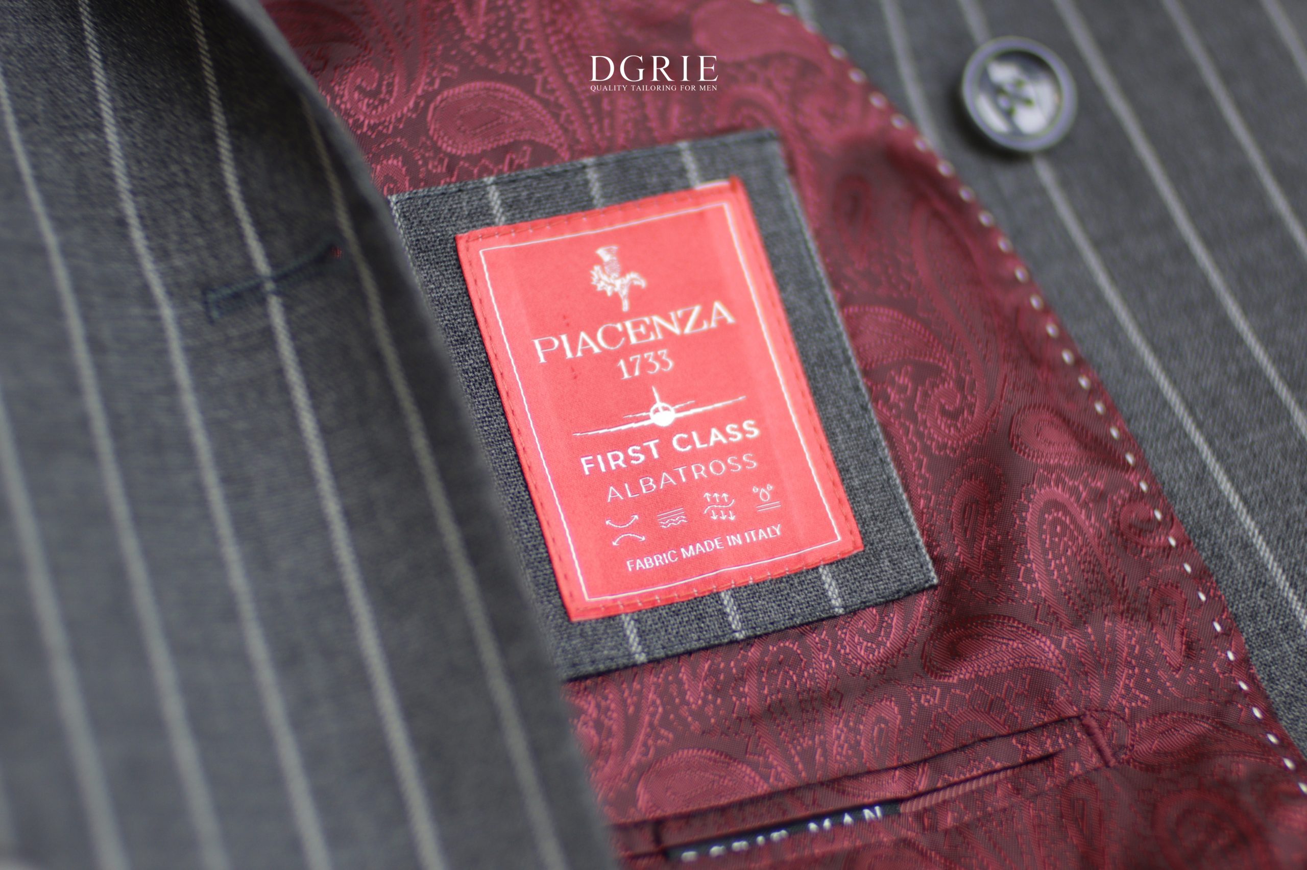 DGRIE ตัดสูท High Twist Pinstripe Grey Suits