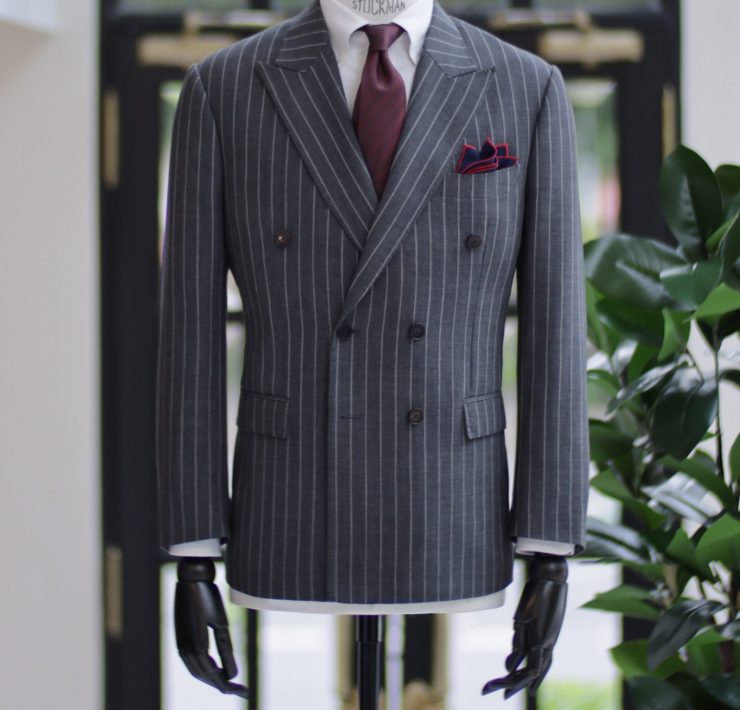 DGRIE ตัดสูท High Twist Pinstripe Grey Suits 17 DGRIE ตัดสูท High Twist Pinstripe Grey Suits