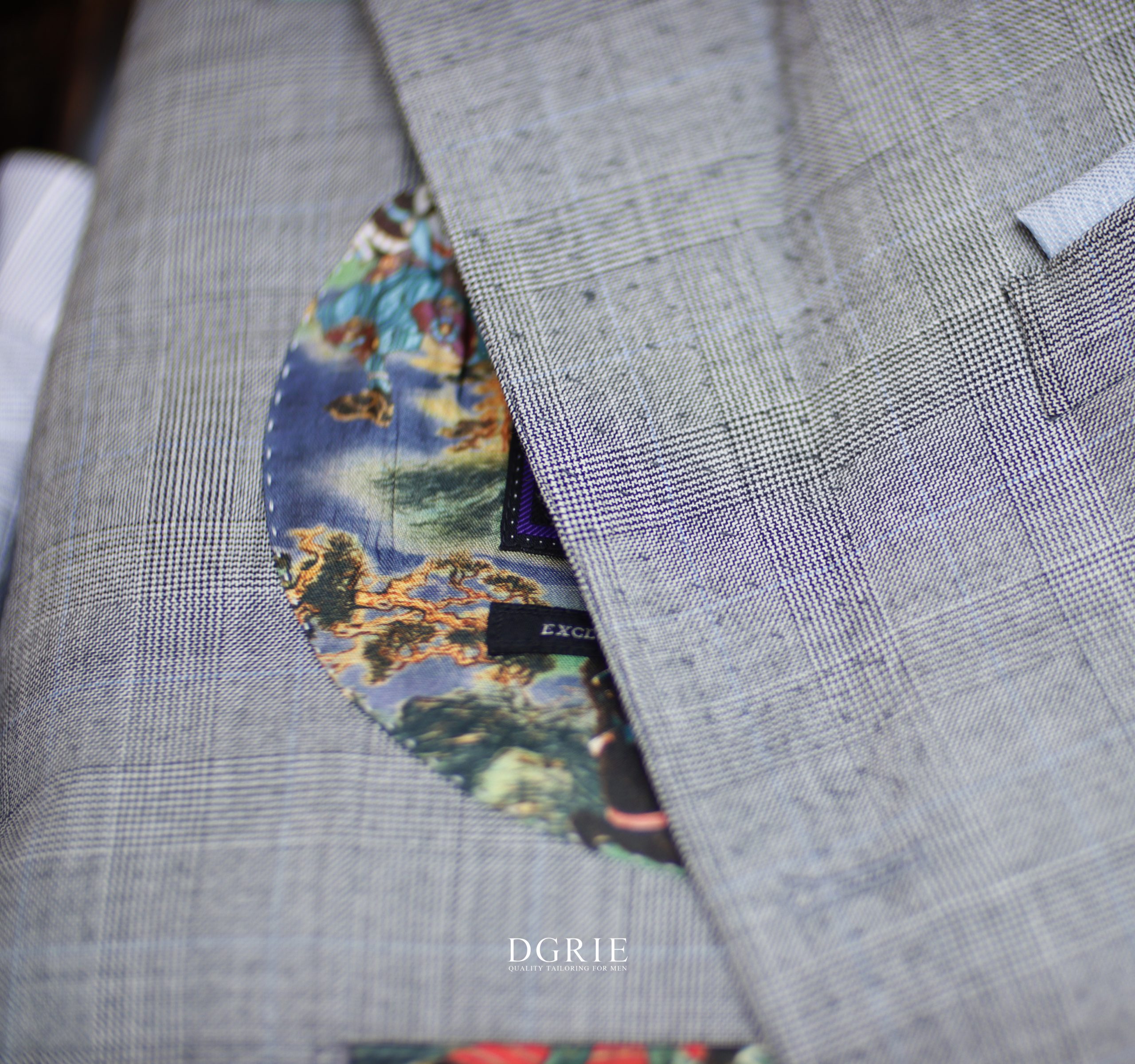 IMG_9728 copy ตัดสูทหางม้า สีเทาลายตาราง Full Cavas Classic Check Suits