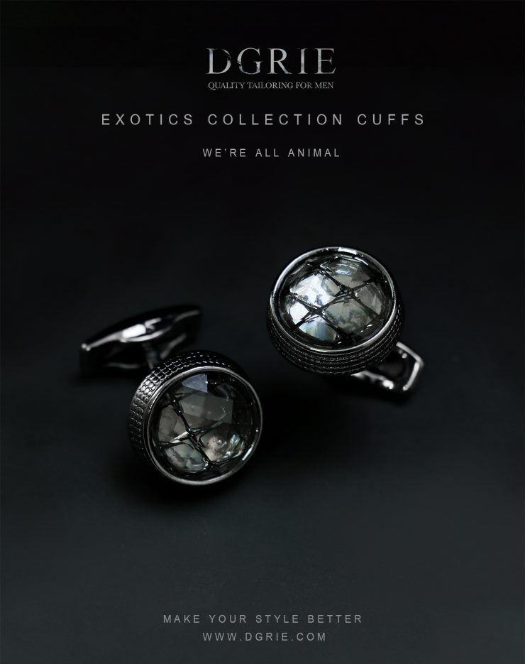 คัฟลิงค์ - Cufflink Exotics Collection Cuffs- DGRIE 18 คัฟลิงค์ - Cufflink Exotics Collection Cuffs- DGRIE