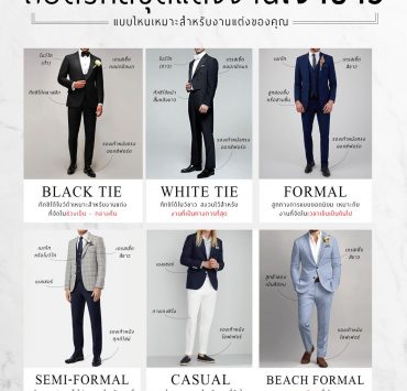 ถอดรหัสชุดแต่งงาน Decoding wedding dresses