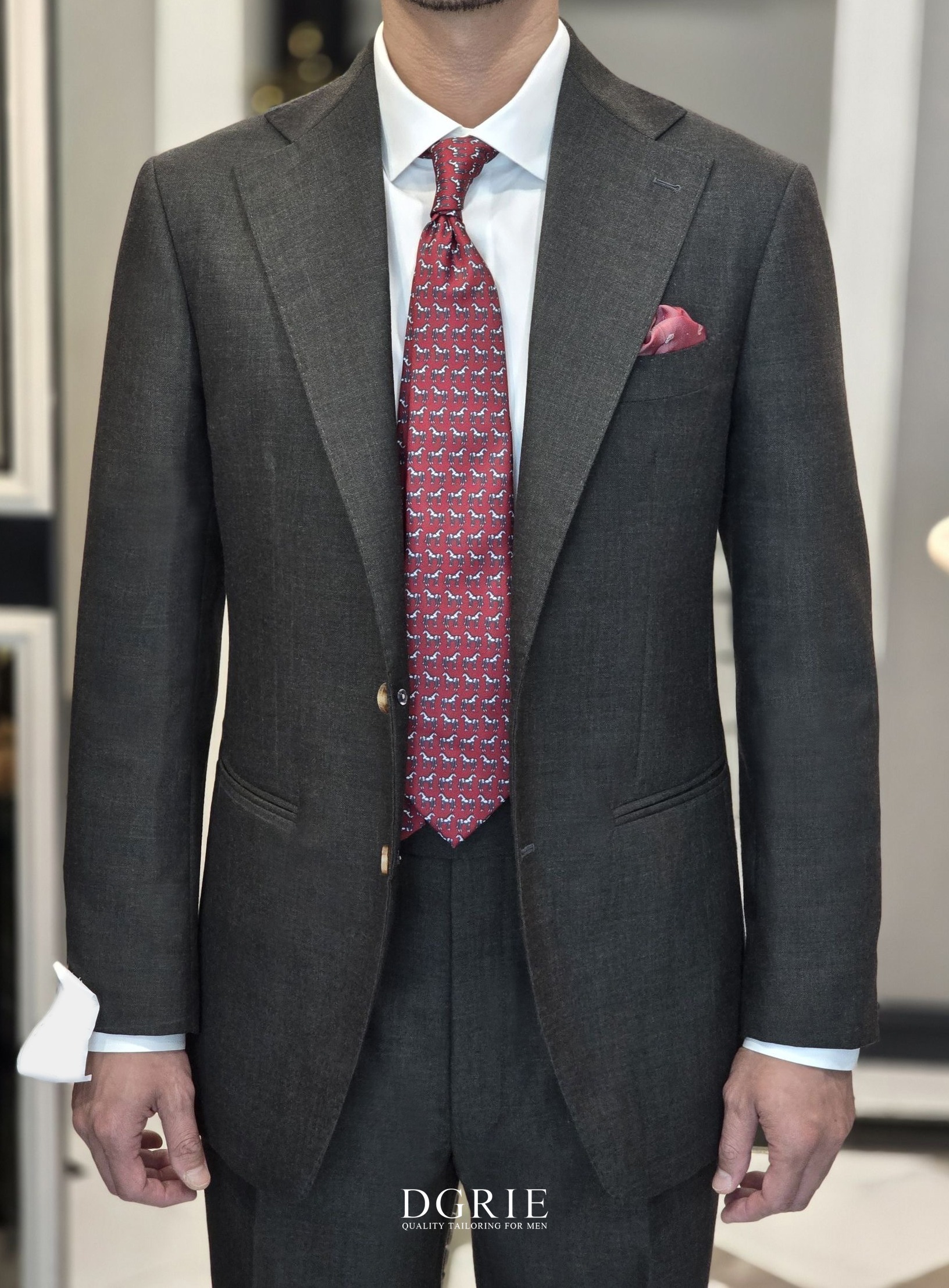 DGRIE ตัดสูท Classic Wool Silk Linen Suits