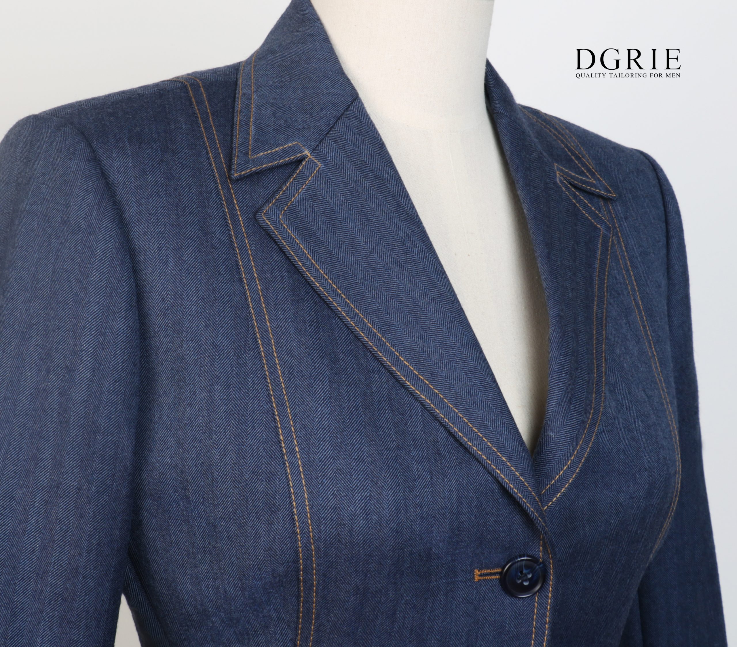 ตัดสูทผู้หญิง DGRIE Women Denim Jacket Luxury