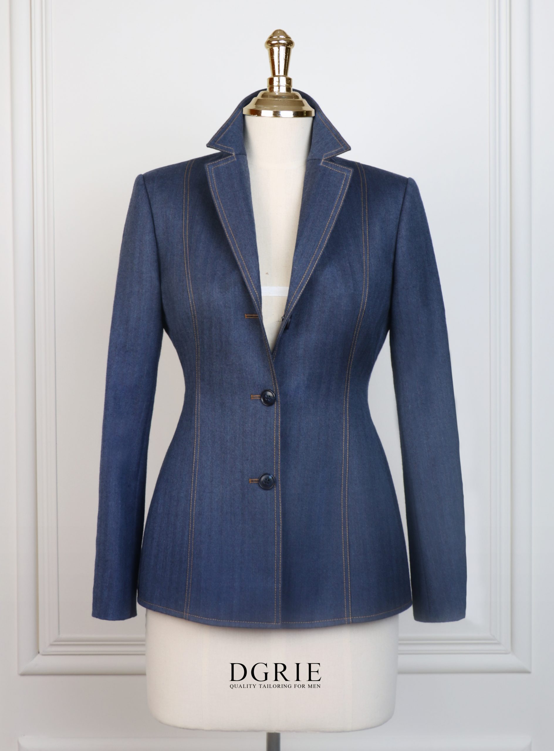 ตัดสูทผู้หญิง DGRIE Women Denim Jacket Luxury