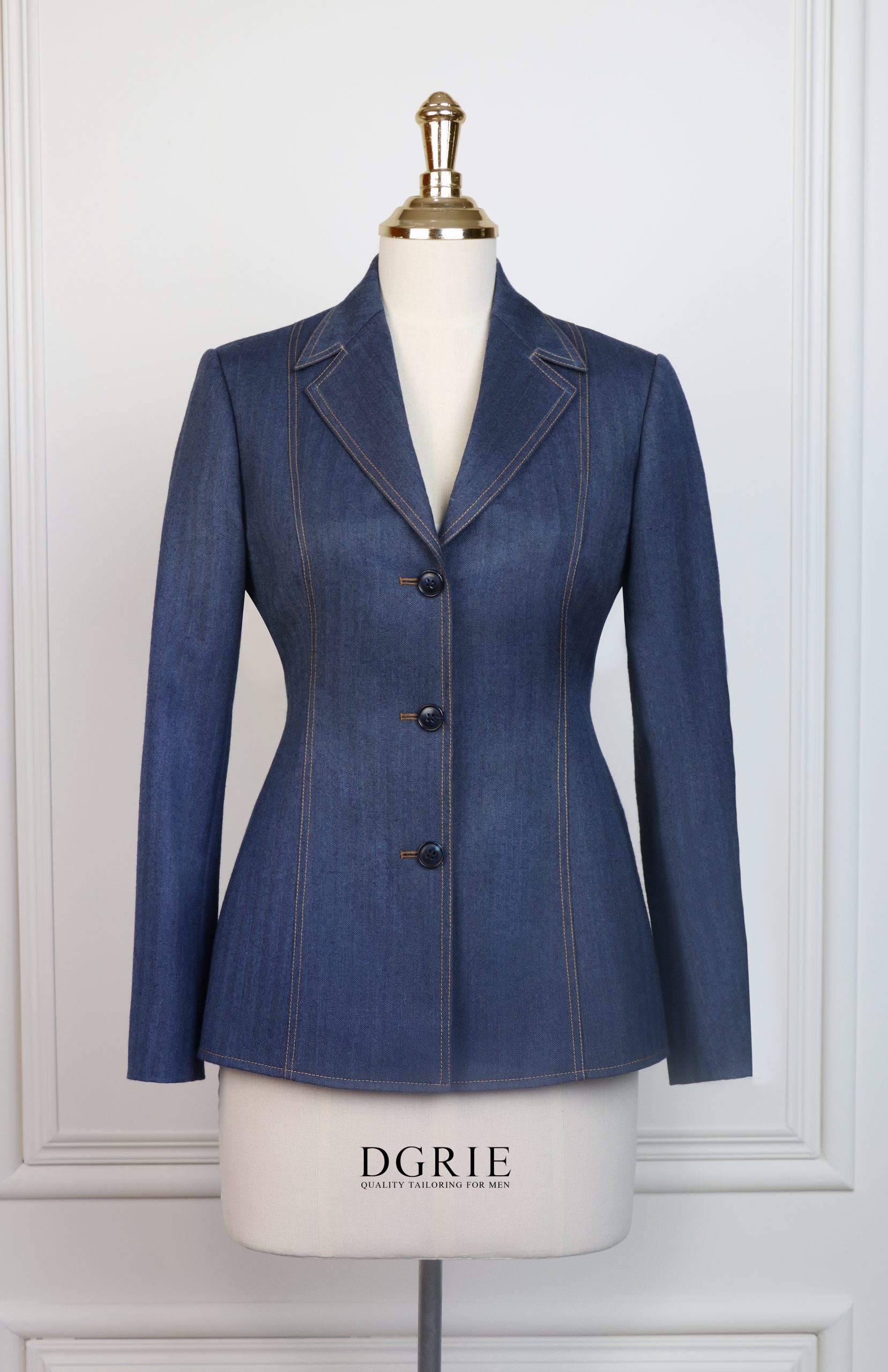 ตัดสูทผู้หญิง DGRIE Women Denim Jacket Luxury