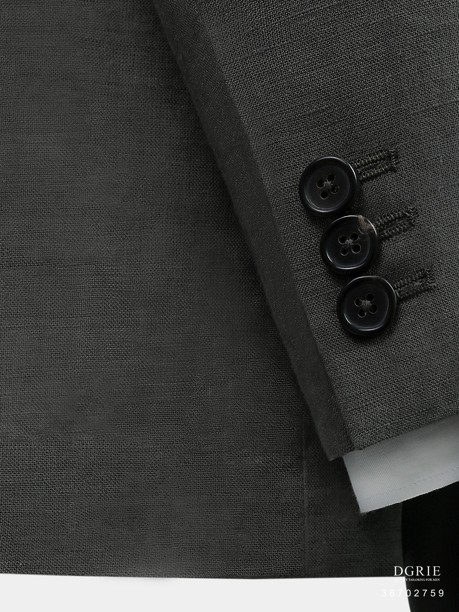 เสื้อสูท ลินินสีเขียวอมเทา Juniper Green Poland Linen Unlining Sport Jacket