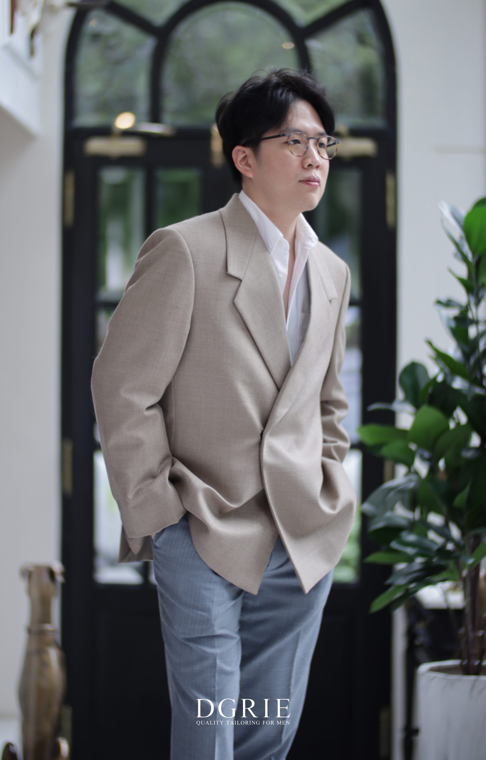 ตัดสูท ทรงหลวม Oversize Jacket Flannel Wool