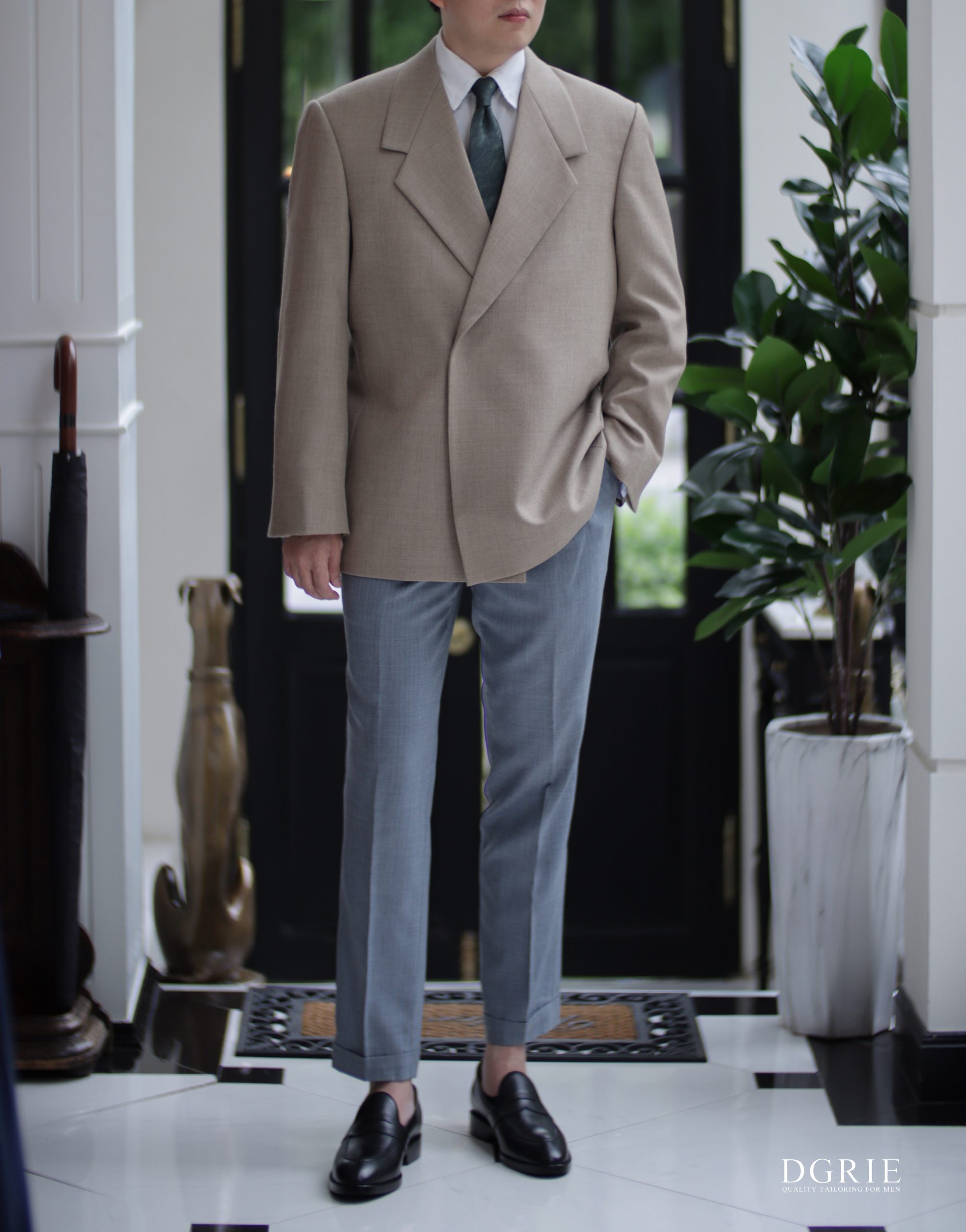 ตัดสูท ทรงหลวม Oversize Jacket Flannel Wool