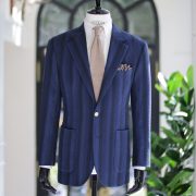 ตัดสูท Seersucker Navy Stripe Jacket