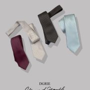 เนคไท Silk Houndstooth 3 Inch Necktie - DGRIE 3 เนคไท Silk Houndstooth 3 Inch Necktie - DGRIE