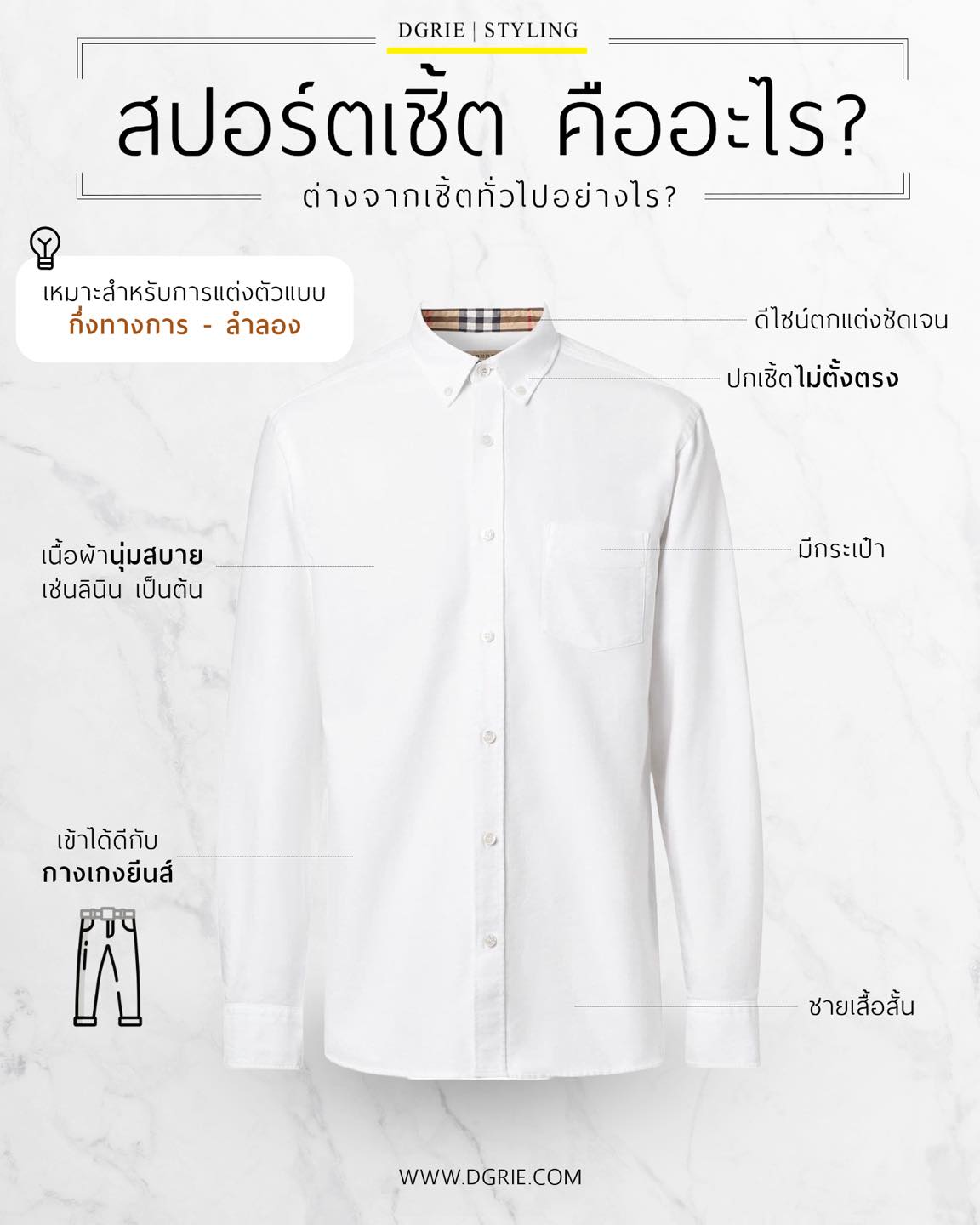 สปอร์ตเชิ้ต คืออะไร? What is a sports shirt?