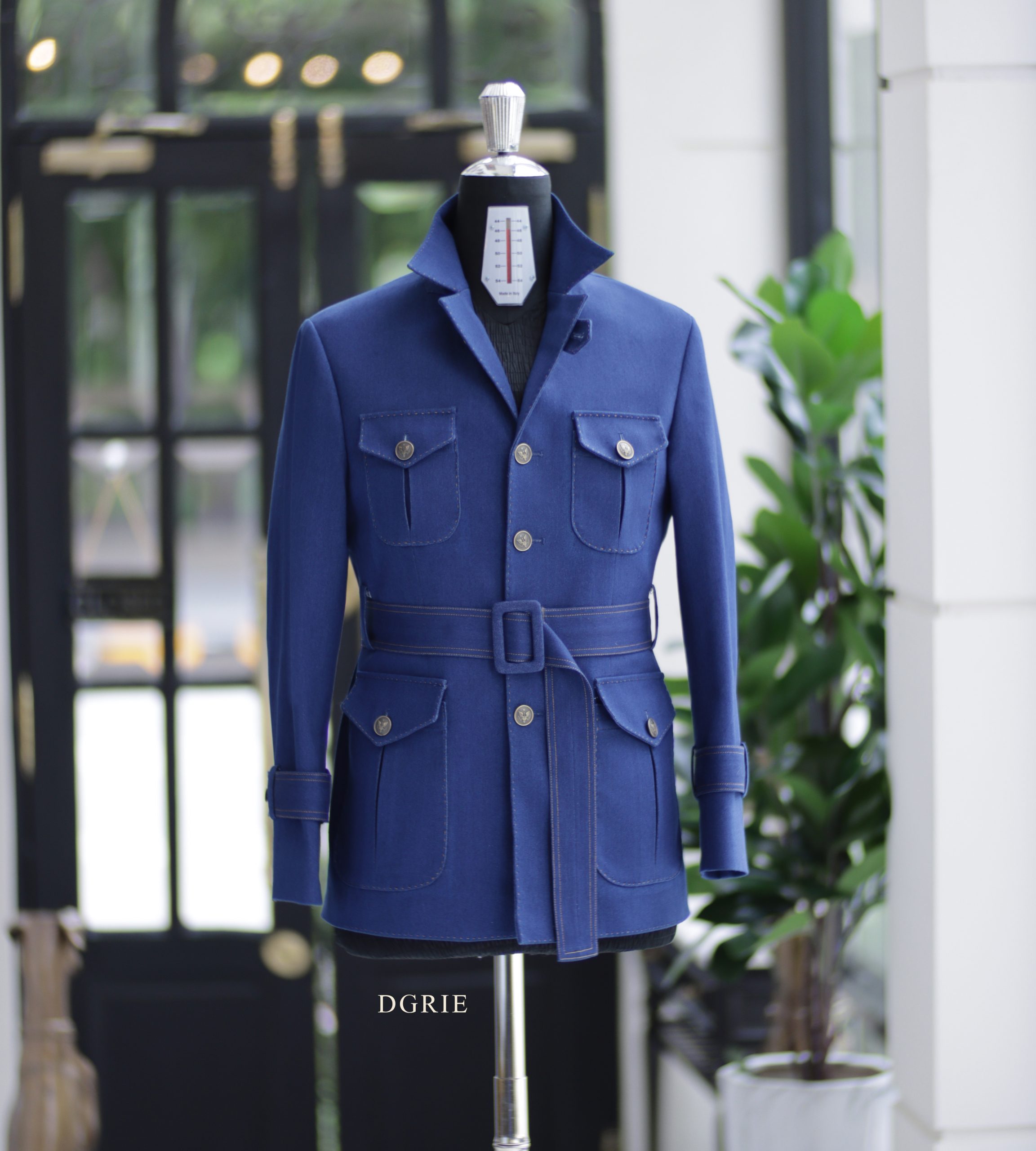 ซาฟารี แจ็คเก็ต DGRIE BESPOKE DENIM SAFARI JACKET