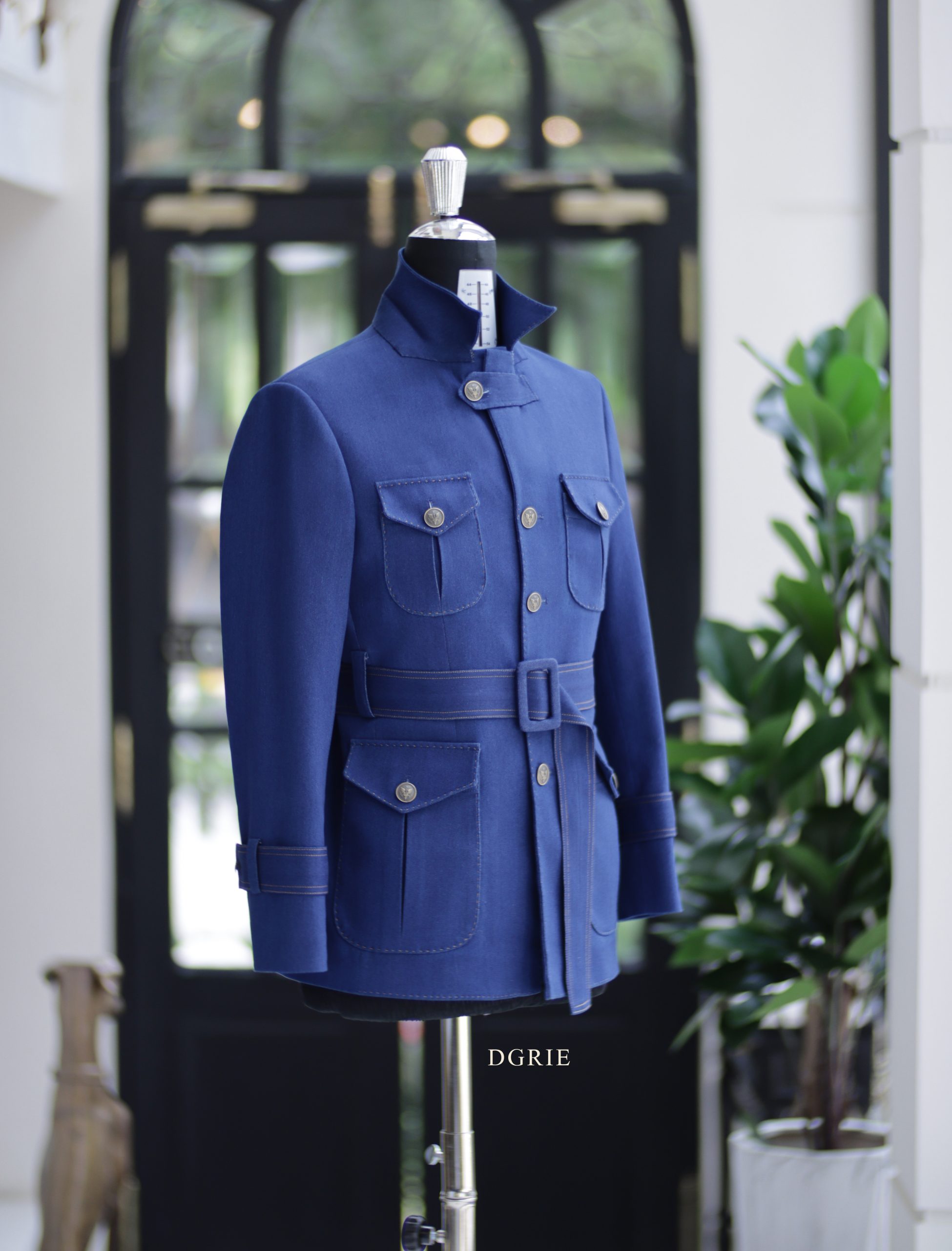 ซาฟารี แจ็คเก็ต DGRIE BESPOKE DENIM SAFARI JACKET