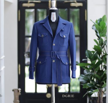 ซาฟารี แจ็คเก็ต DGRIE BESPOKE DENIM SAFARI JACKET 14 ซาฟารี แจ็คเก็ต DGRIE BESPOKE DENIM SAFARI JACKET