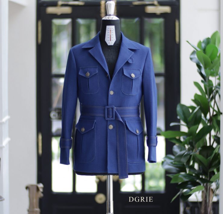 ซาฟารี แจ็คเก็ต DGRIE BESPOKE DENIM SAFARI JACKET
