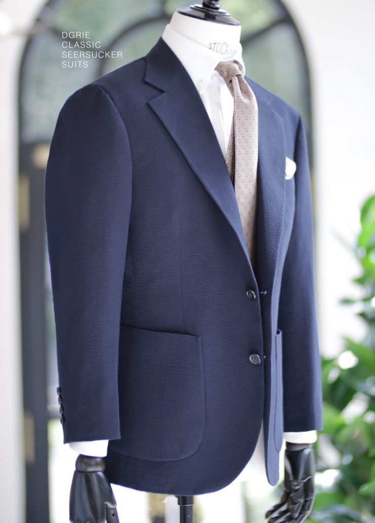 ตัดสูท DGRIE Navy Seersucker Jacket 19 ตัดสูท DGRIE Navy Seersucker Jacket