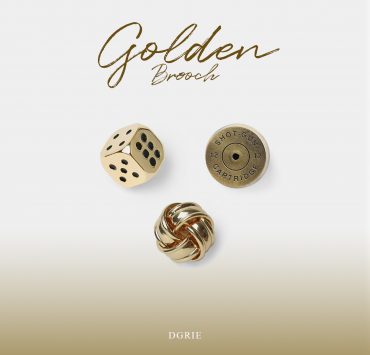 เข็มกลัดติดปกสูท Mix vintage gold brooch - DGRIE 14 เข็มกลัดติดปกสูท Mix vintage gold brooch - DGRIE