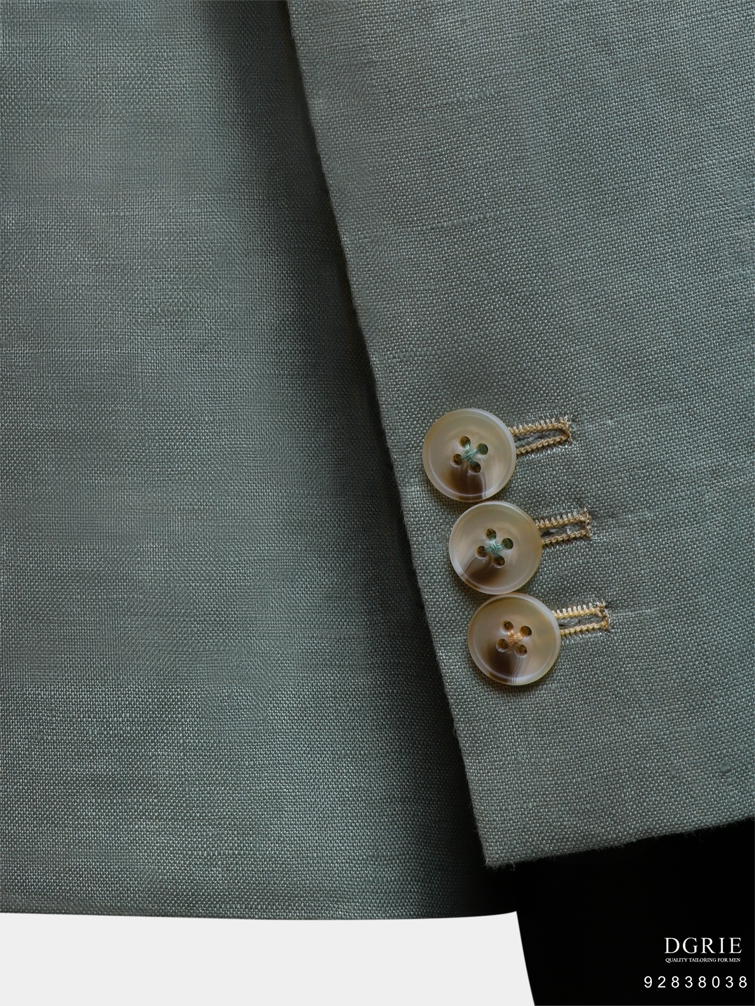 เสื้อสูทลินิน Sage Green Poland Linen Jacket