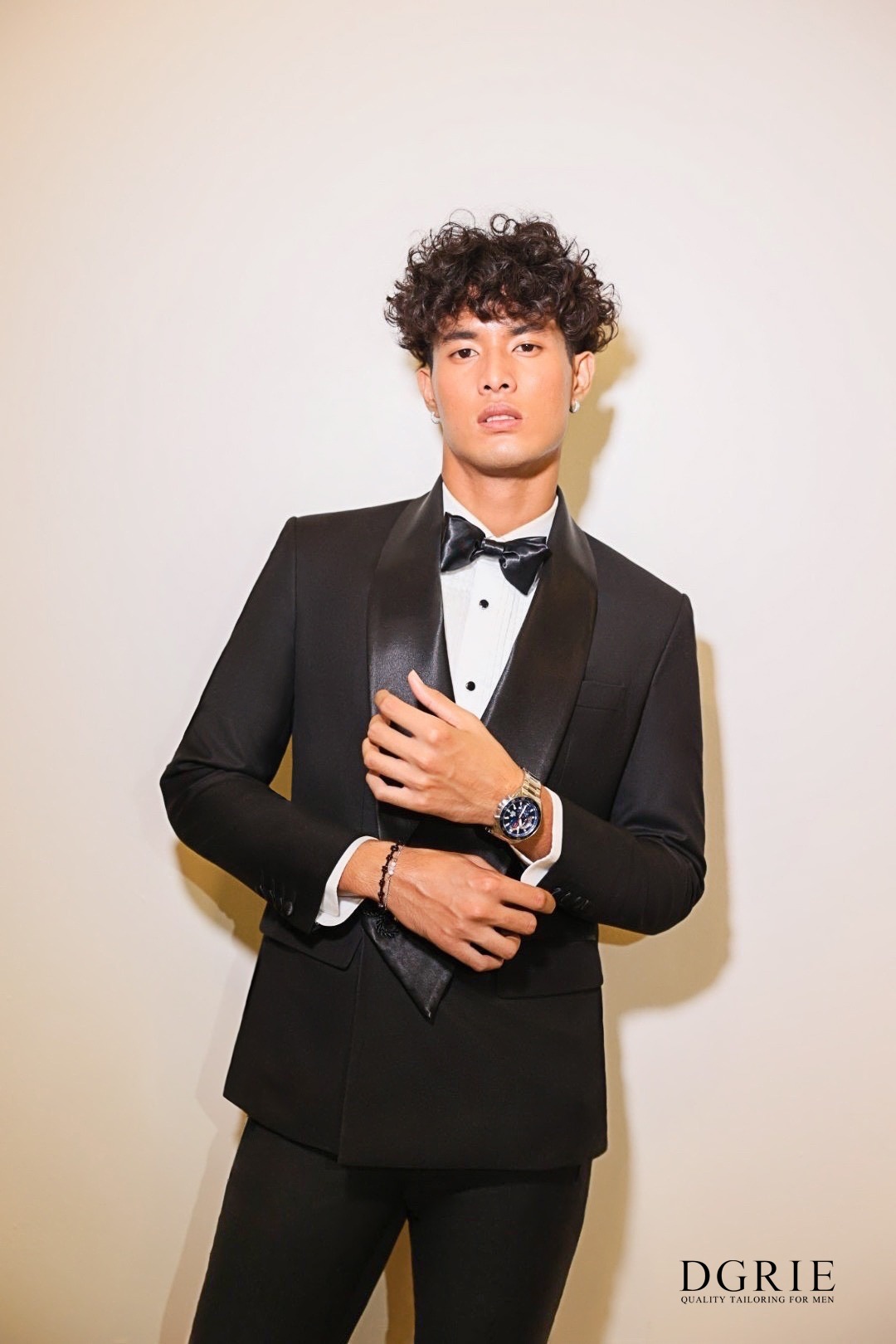 DGRIE Spotlight : นะพัฒน์ ชนพัฒน์ Luxurious Marzoni Black Tuxedo
