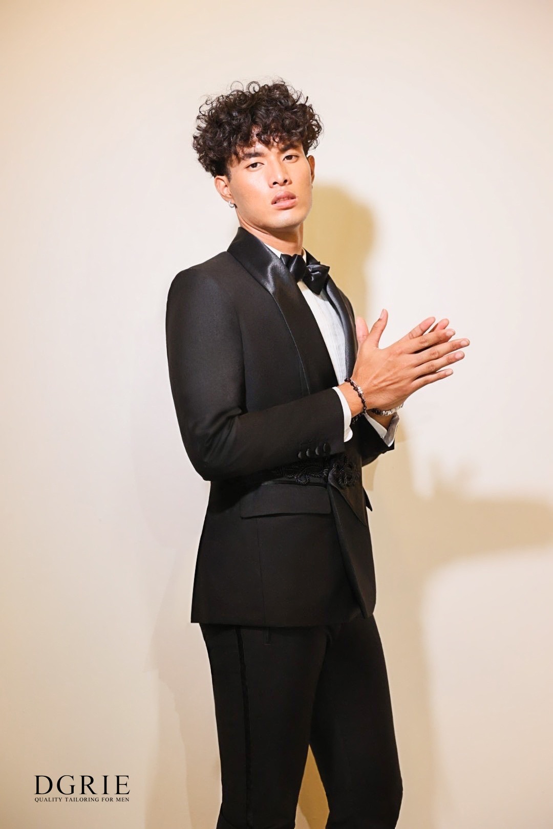 DGRIE Spotlight : นะพัฒน์ ชนพัฒน์ Luxurious Marzoni Black Tuxedo