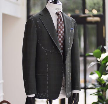 ตัดสูท DRAGO GREEN CHECK BLUE CLASSIC SUITS