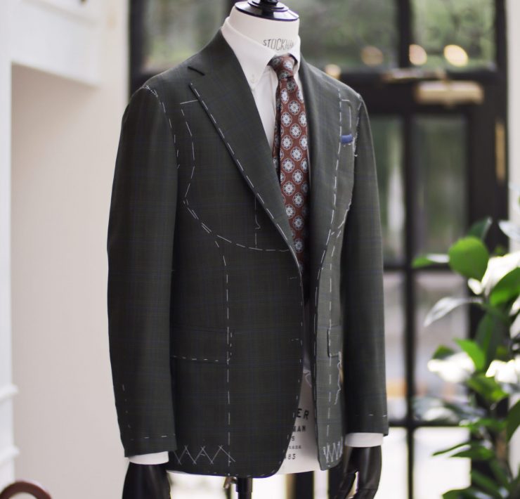 ตัดสูท DRAGO GREEN CHECK BLUE CLASSIC SUITS