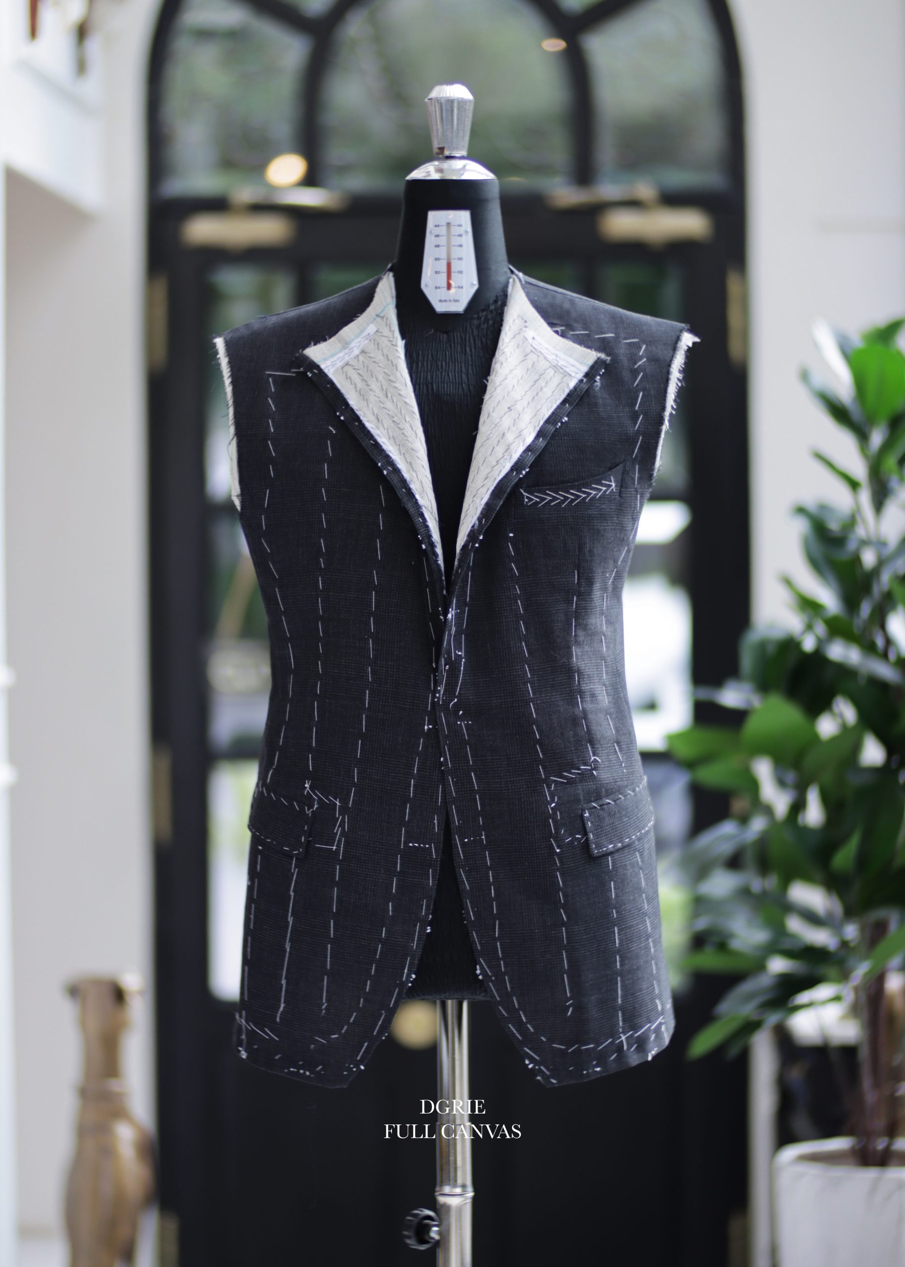 IMG_0684 copy ตัดสูทหางม้า Grey Check Full Canvas Suits