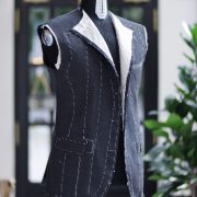 ตัดสูทหางม้า Grey Check Full Canvas Suits 3 ตัดสูทหางม้า Grey Check Full Canvas Suits