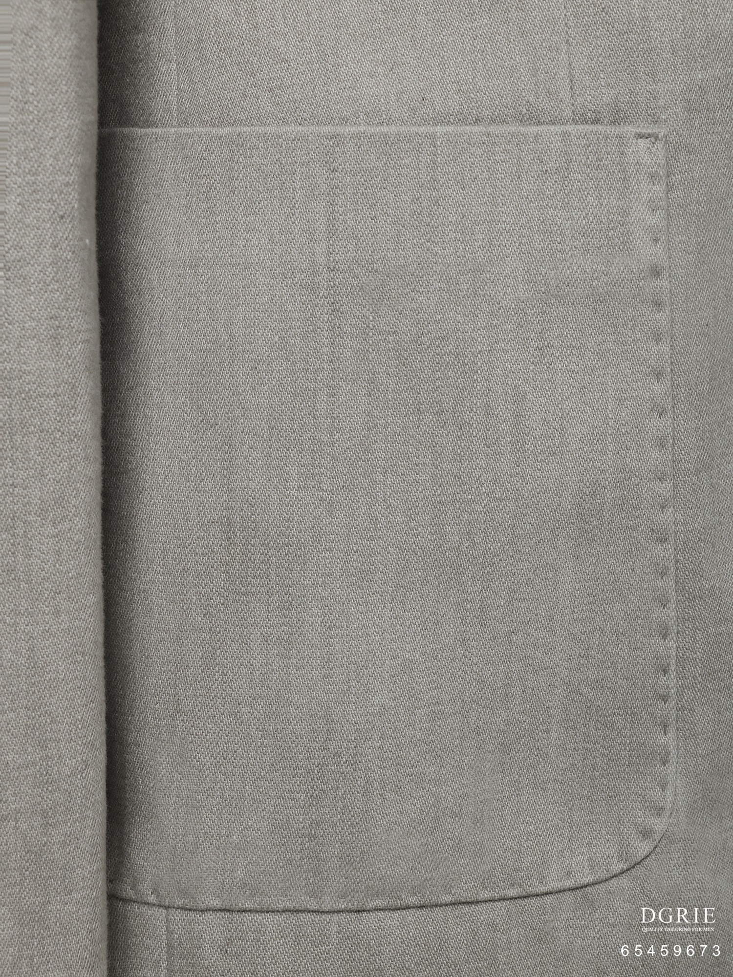 Havana Unlined Natural Linen Gold Lapel Pin Jacket