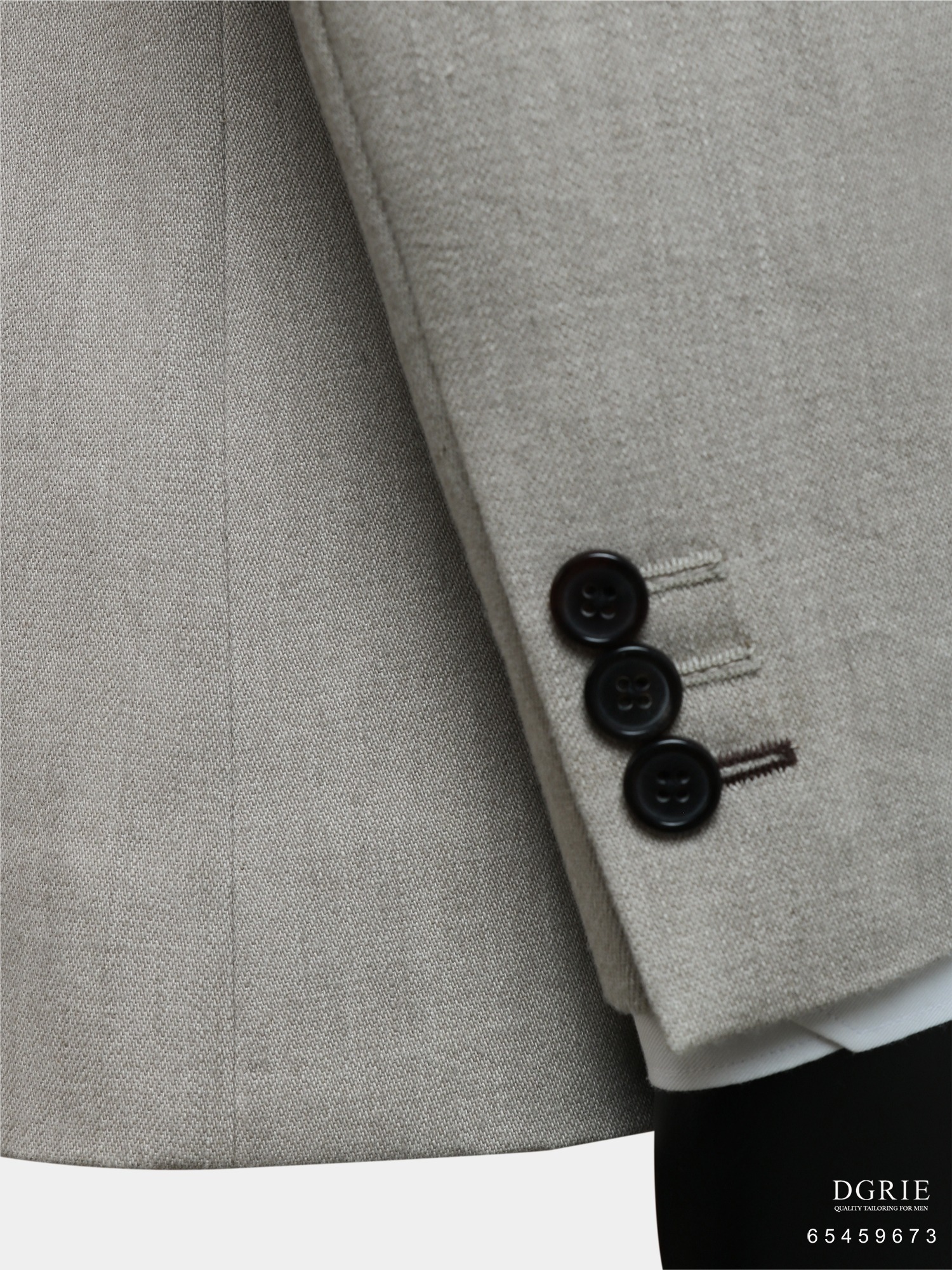 Havana Unlined Natural Linen Gold Lapel Pin Jacket