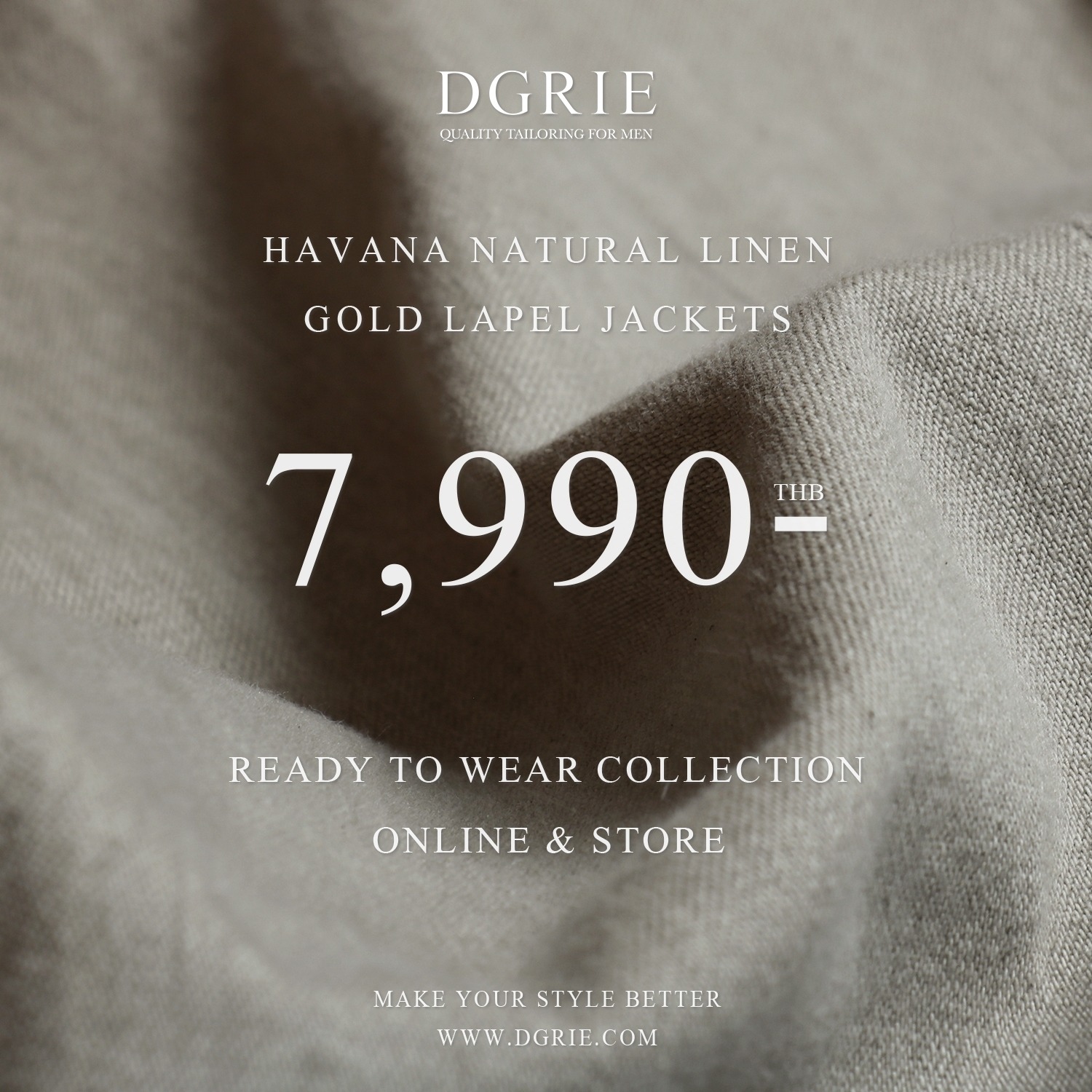 Havana Unlined Natural Linen Gold Lapel Pin Jacket