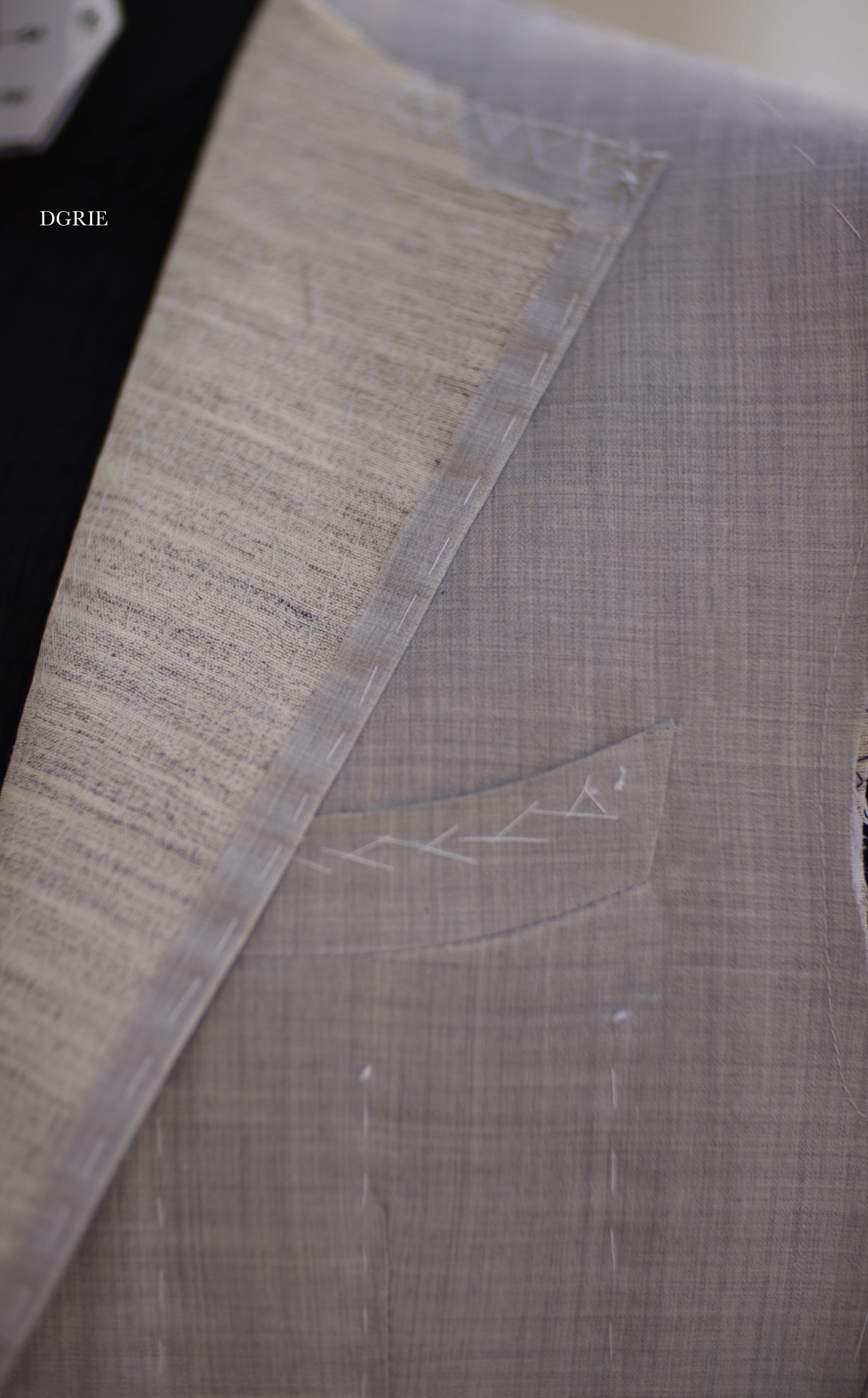 DGRIE Full Canvas Lapel Hand Stitch Lapel Suits