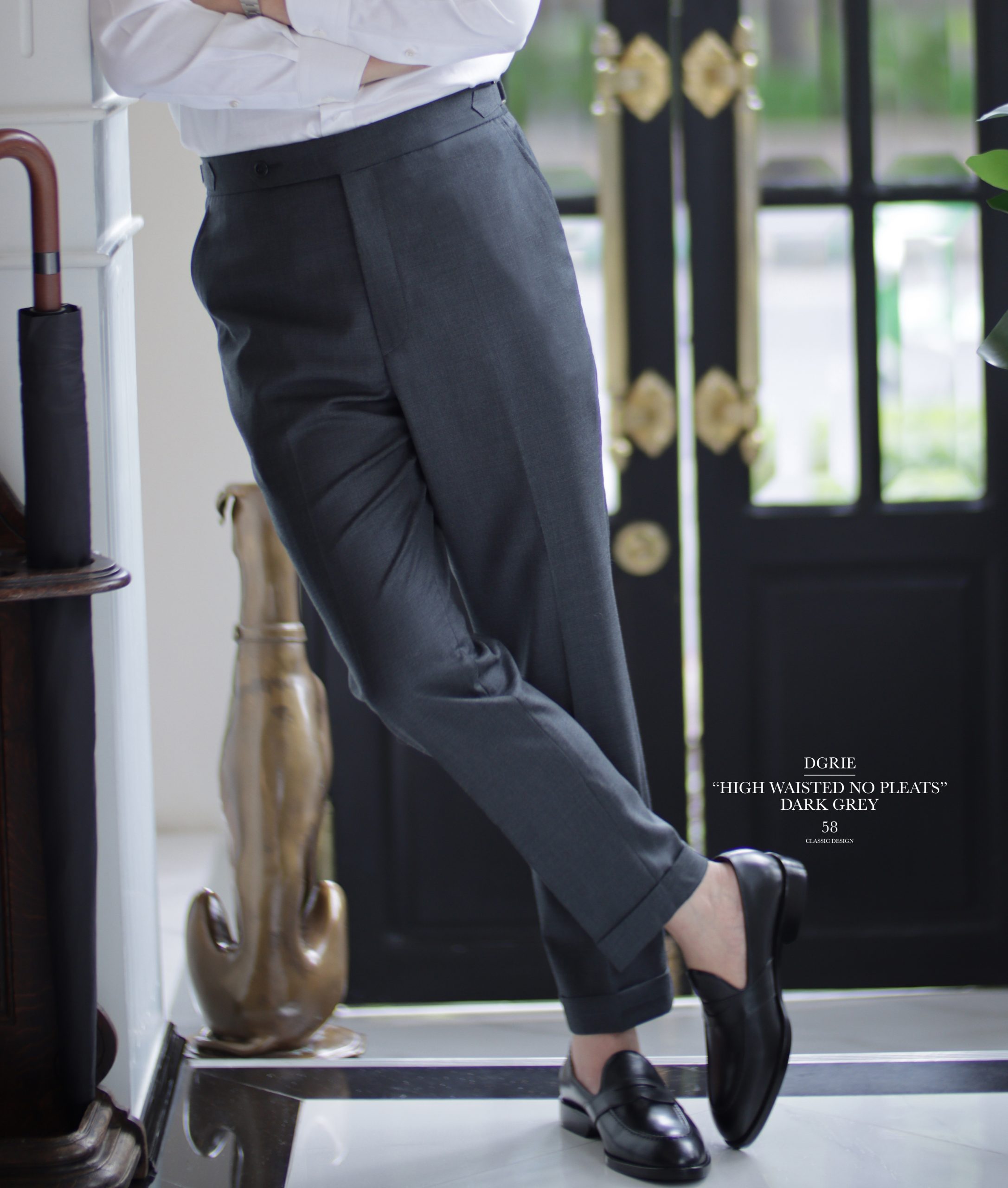 DGRIE PANTS 58 - ตัดกางเกงเอวสูง CLASISC HIGH WAISTED PANTS