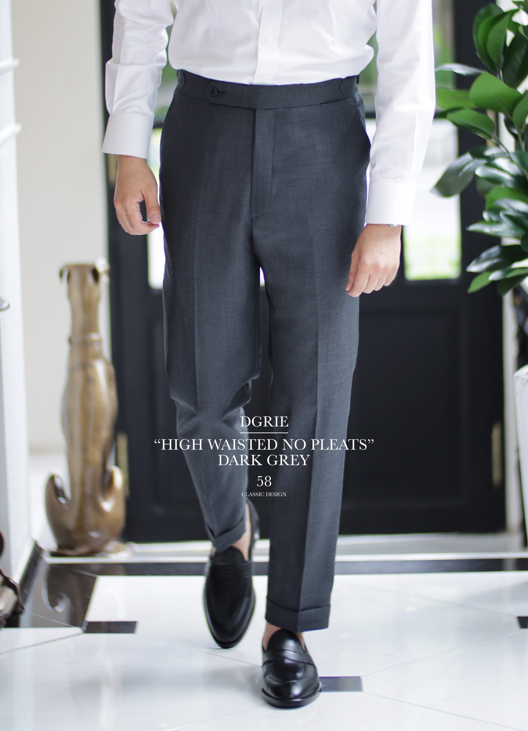 DGRIE PANTS 58 - ตัดกางเกงเอวสูง CLASISC HIGH WAISTED PANTS