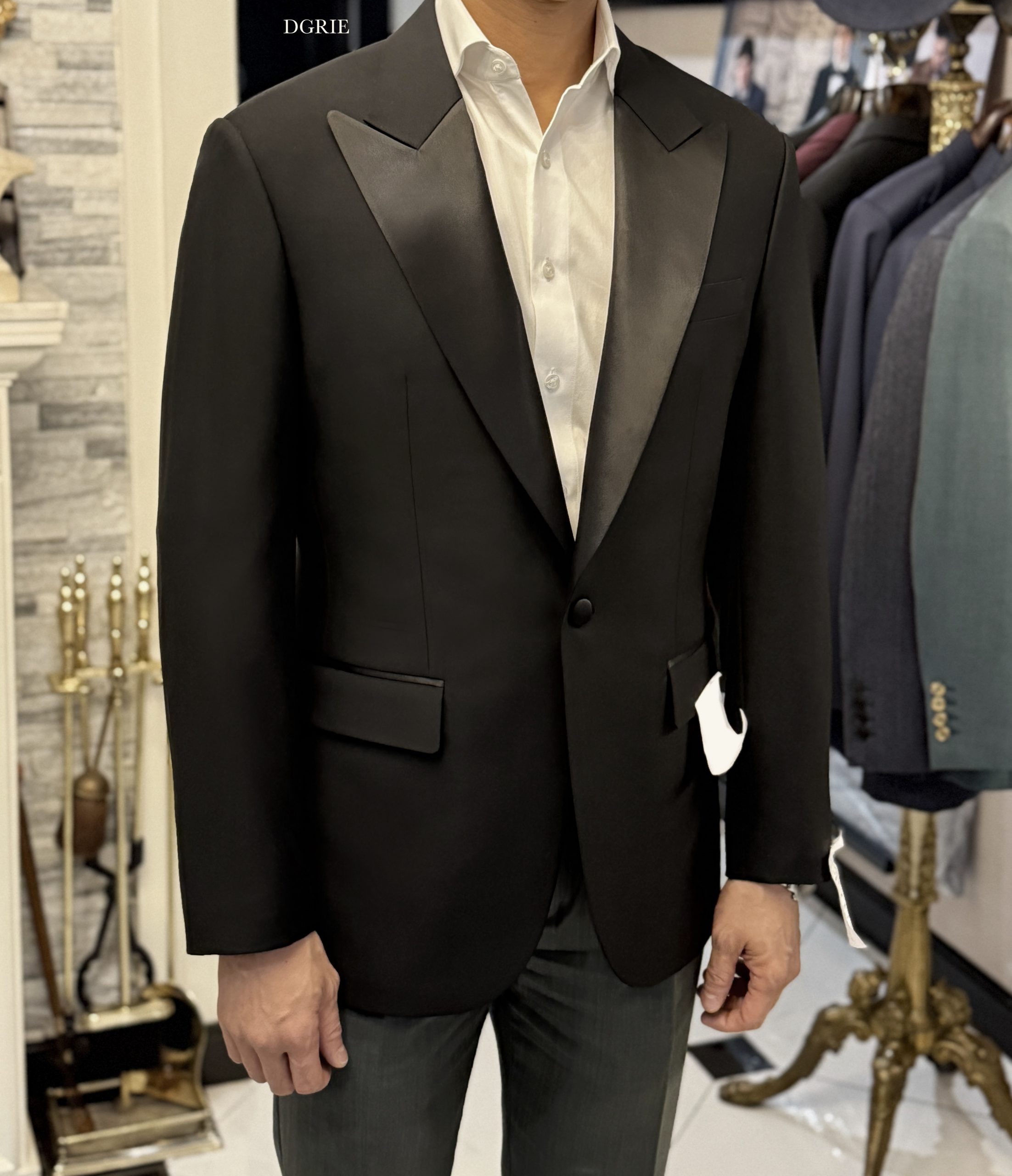 DGRIE SUPER BLACK TUXEDO SINGLE BREASTED