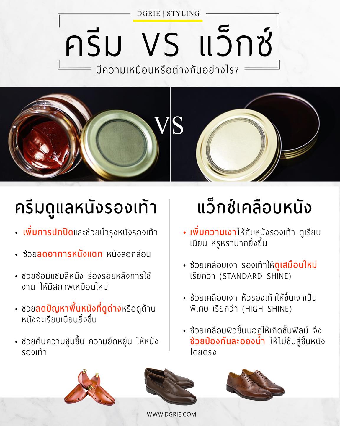 469381937_983400433823197_6679956371206806653_n ครีม VS แว็กซ์ / Cream and Wax - Shoes