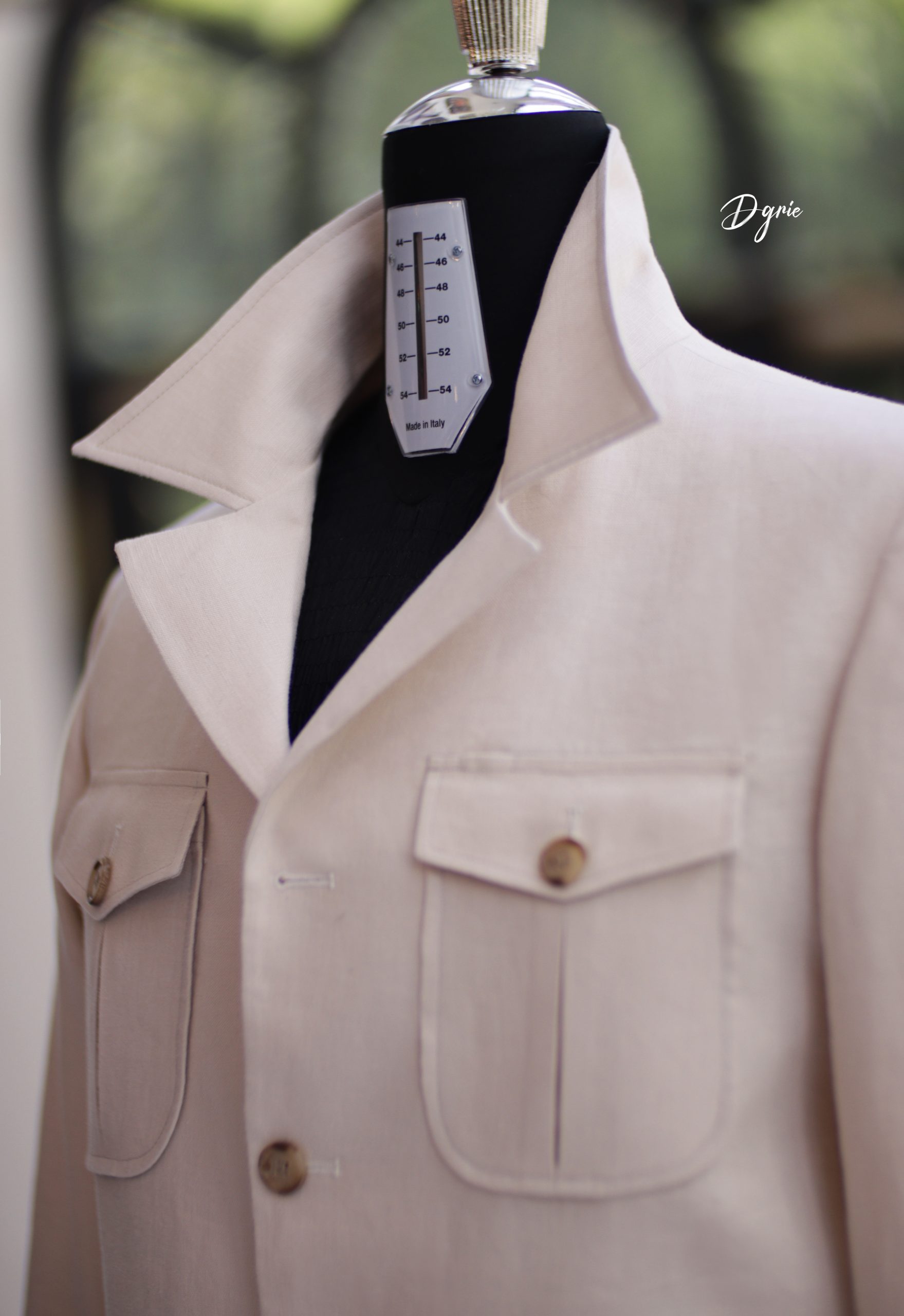 ซาฟารี แจ็คเก็ต DGRIE BESPOKE LINEN SAFARI JACKET