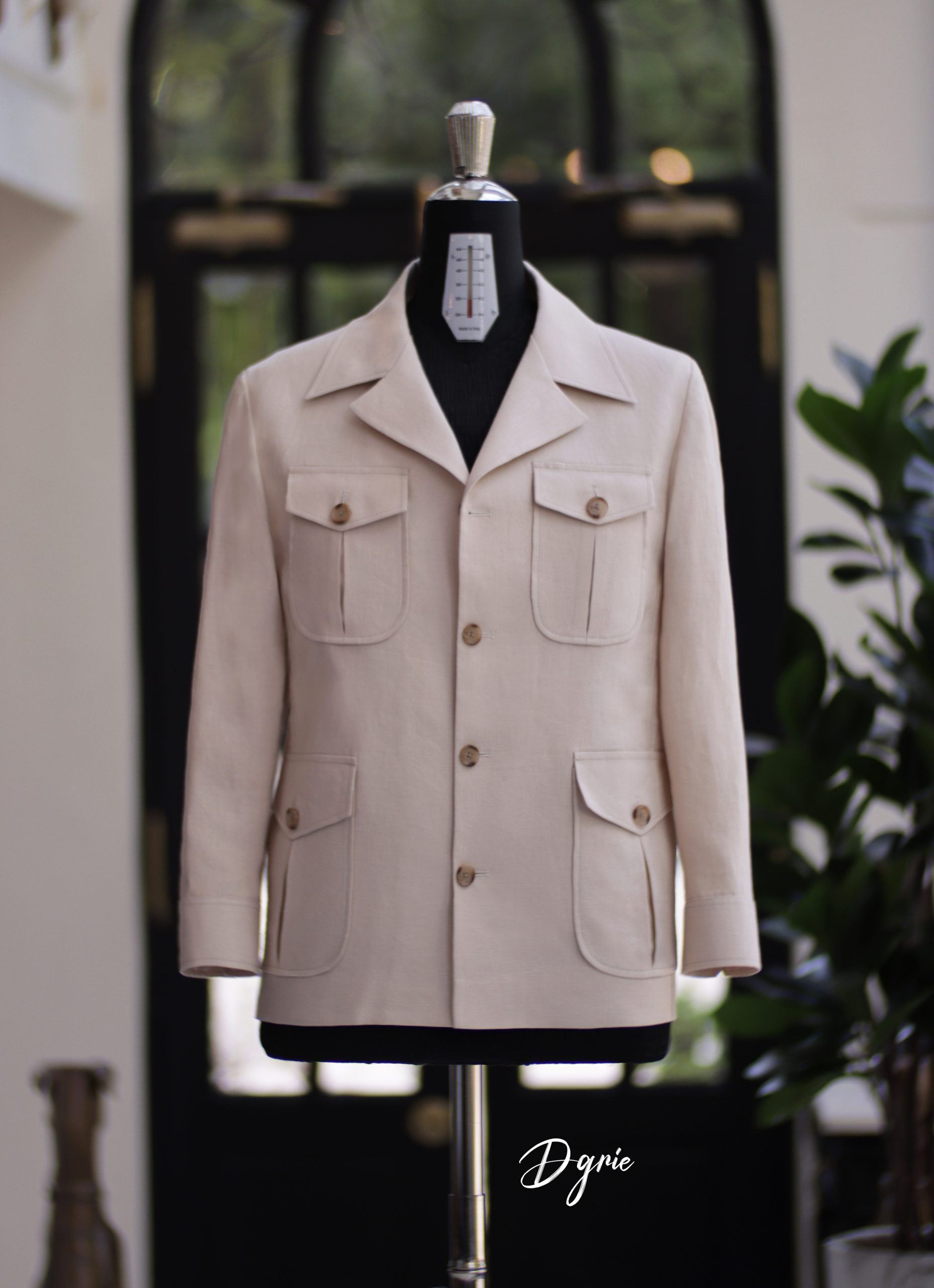 ซาฟารี แจ็คเก็ต DGRIE BESPOKE LINEN SAFARI JACKET