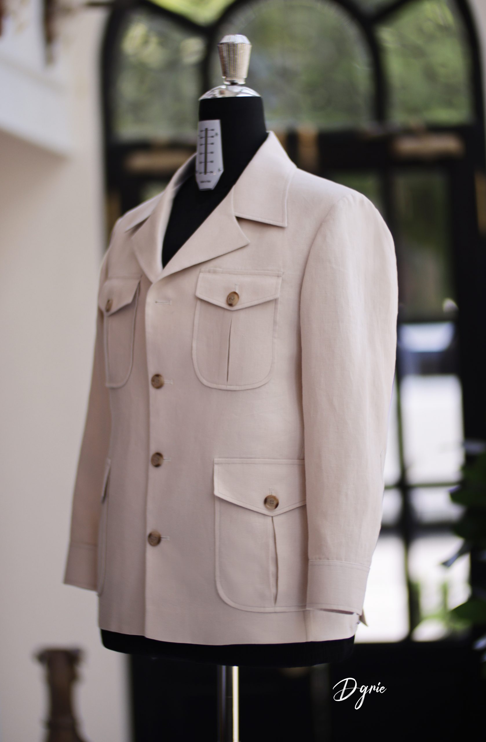 ซาฟารี แจ็คเก็ต DGRIE BESPOKE LINEN SAFARI JACKET
