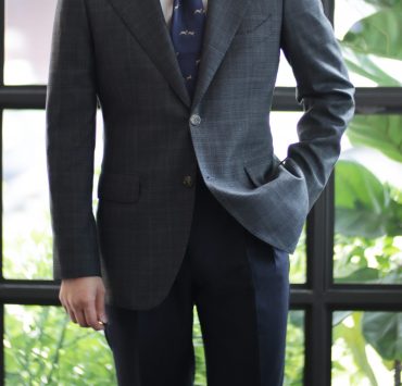 ตัดสูท SMART CHECK DARK GREY SUITS 14 ตัดสูท SMART CHECK DARK GREY SUITS