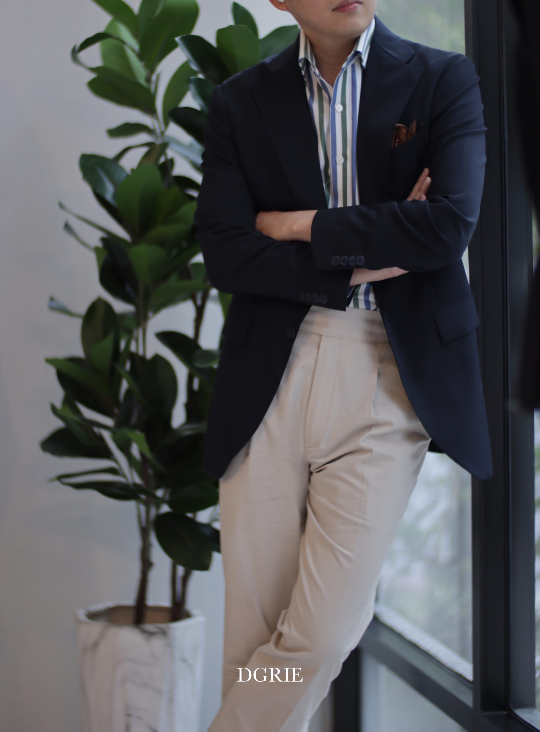 IMG_4649 copy DGRIE ตัดสูทสีกรมเข้ม Classic Dark Navy Suits