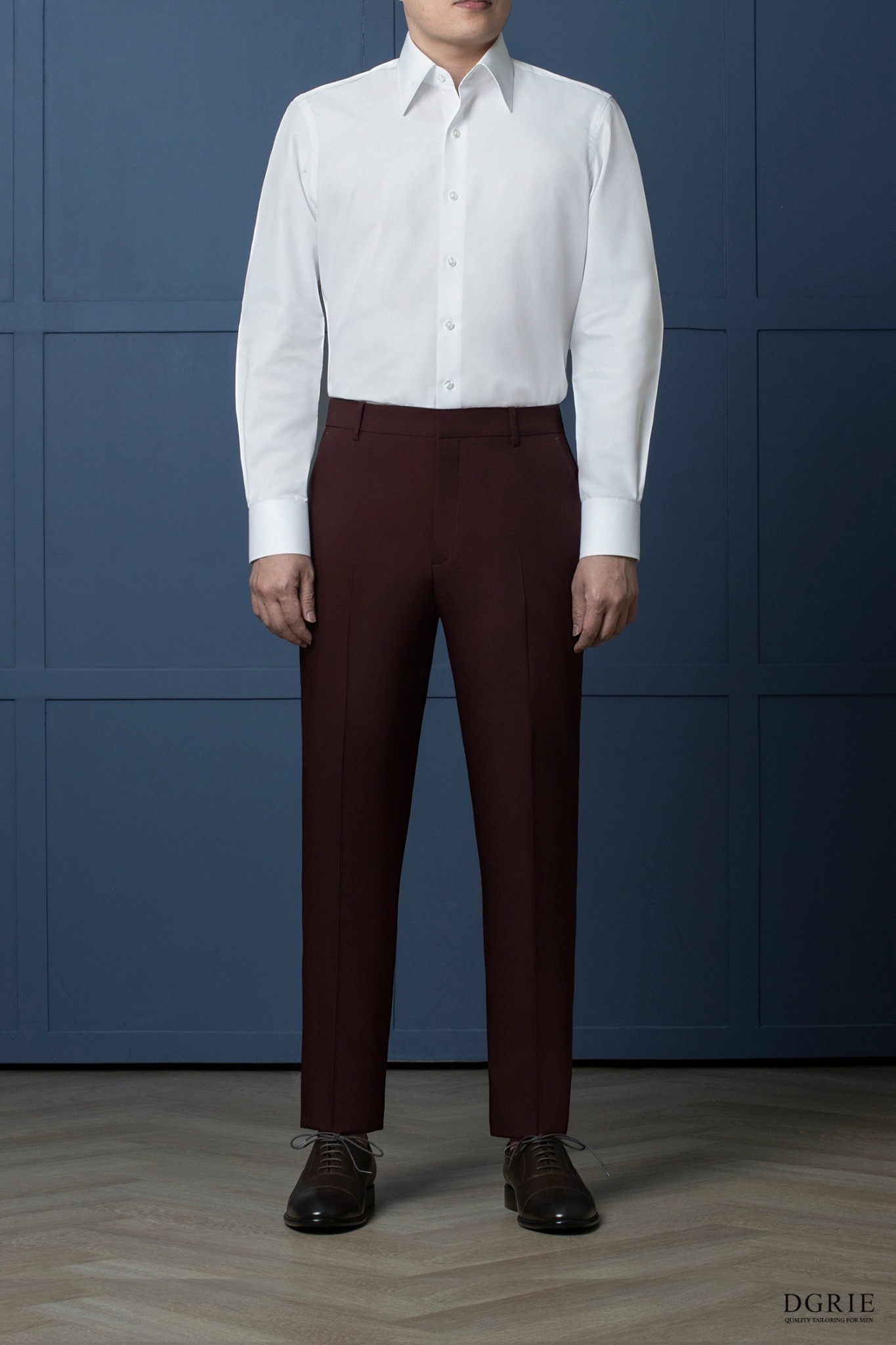 กางเกงสีแดง DGRIE PLAY Mahogany Pants